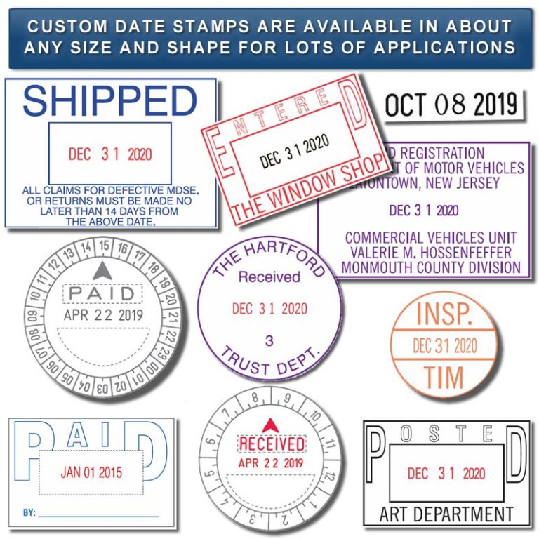 When is the company stamp used? Eloquent Prints