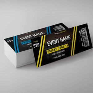 event ticket printing lagos nigeria