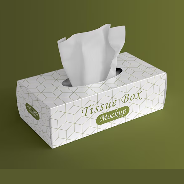 Tissue box packaging sales