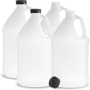 White plastic gallon with black lid Lagos