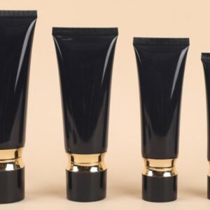 Gold Rim Black Cosmetic Tube Lagos