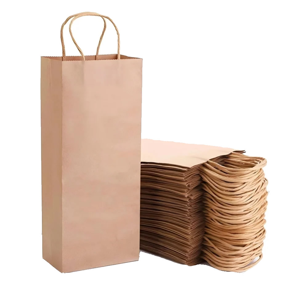 Brown Kraft wine Paper Bag