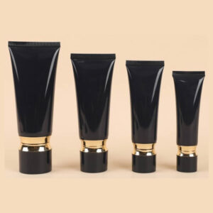Gold Rim Black Cosmetic Tube Lagos