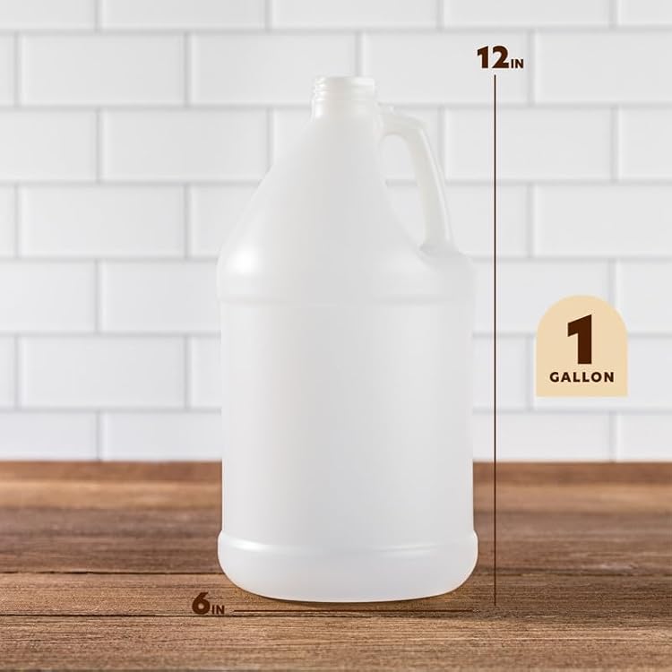 White plastic gallon with black lid Lagos
