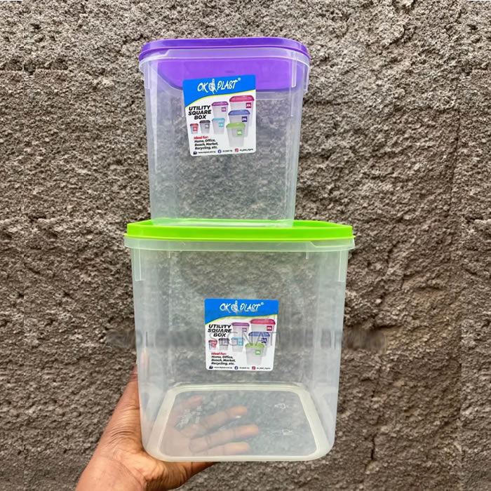 plastic container storage