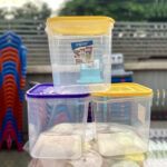 square storage plastic container