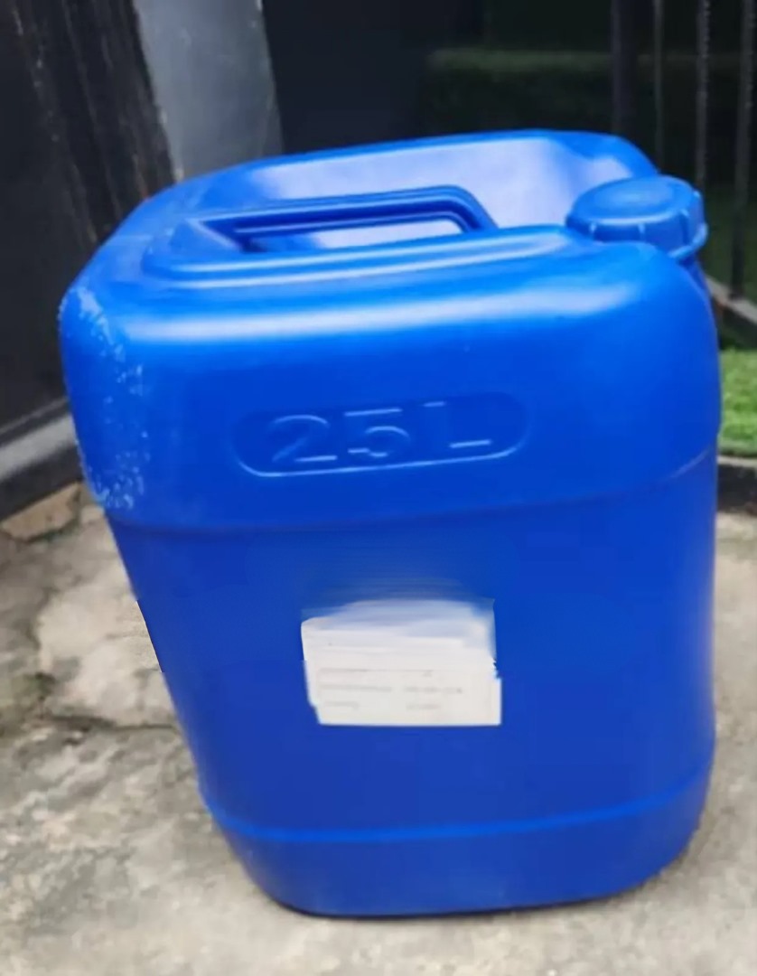 High-quality 25 Liter Blue Jerrycan made from durable plastic, ideal for storing and transporting water, chemicals, and industrial liquids safely.