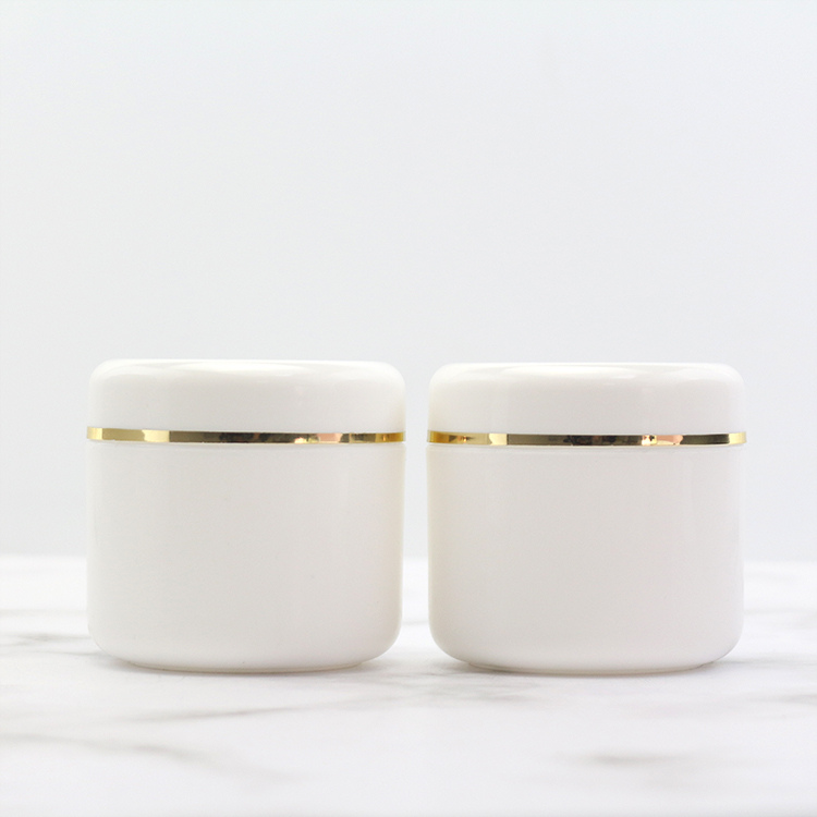 Double Layer White Cream Jar Available in Lagos Nigeria