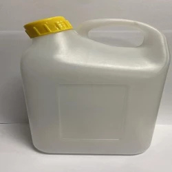 Sturdy 2.5 Liter Plastic Keg with secure white cap, durable and leak-proof, ideal for liquids, by Eloquent Print and Packaging.