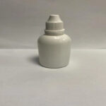 Clear 50ml Plastic Eye Drop Bottle with secure dropper cap, leak-proof design, ideal for medical liquids, by Eloquent Print and Packaging.