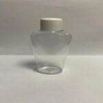 Clear 70ml Transparent Plastic Bottle with tight screw cap, lightweight and durable, ideal for travel size liquids, by Eloquent Print and Packaging.