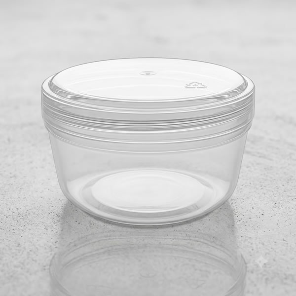 Transparent Cosmetic Jar
