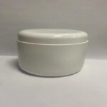 High-quality White Double Wall Plastic Jars from Eloquent Print and Packaging, ideal for skincare, cosmetics, creams, lotions, and professional packaging.