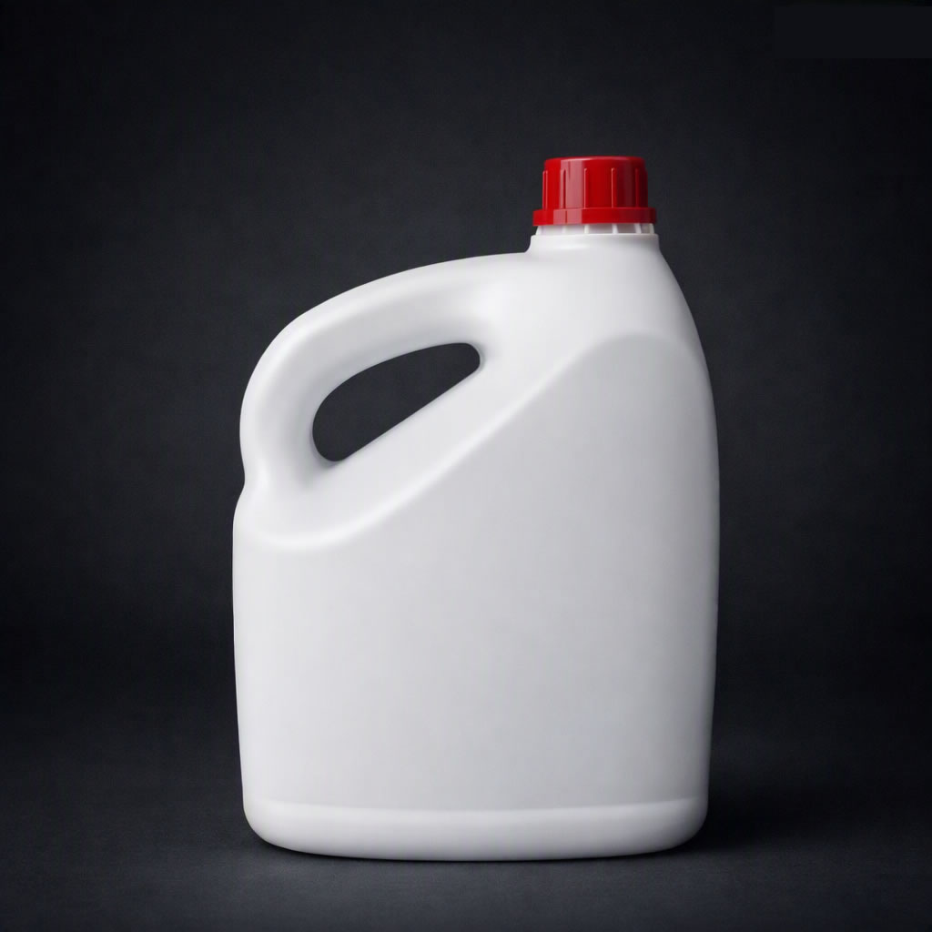 4 Liter White Thick Plastic Gallo