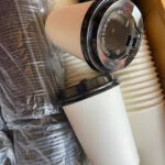 6oz Paper Coffee Cup With Lid from Eloquent Prints and Packaging, ideal for serving hot beverages like espresso, cappuccino, and lattes safely.
