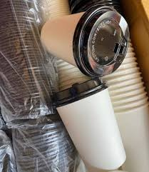 6oz Paper Coffee Cup With Lid from Eloquent Prints and Packaging, ideal for serving hot beverages like espresso, cappuccino, and lattes safely.