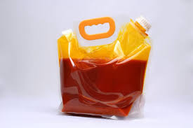 2.5kg and 5kg Transparent Storage Leakproof Pouch ideal for storing liquids securely, preventing spills, and ensuring safe bulk packaging.