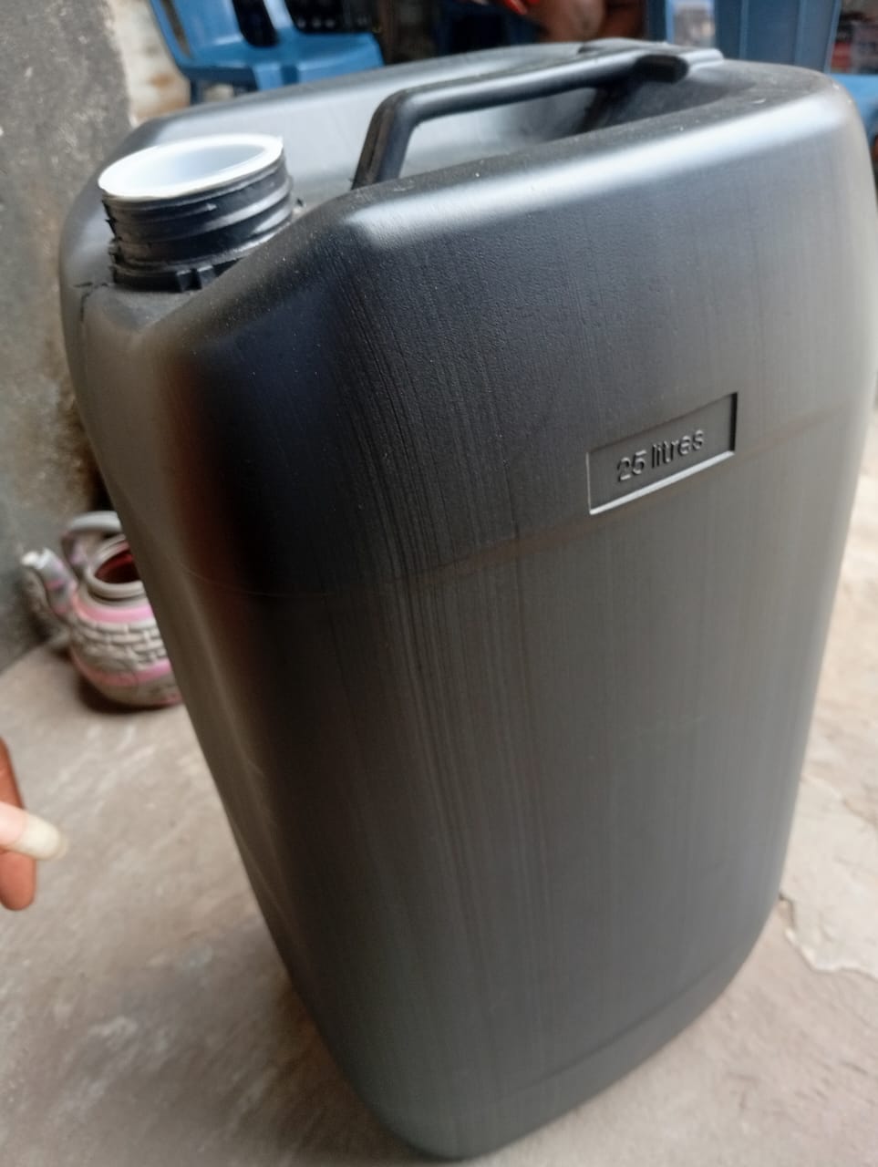 25 Liter Black Jerrycans Available in Lagos Nigeria