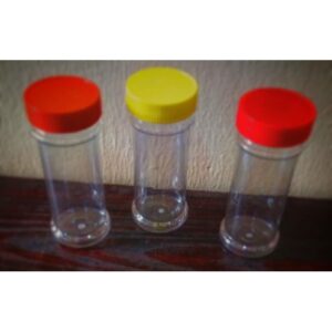 250ml/100g spice jar from Eloquent Prints and Packaging, designed for storing herbs, seasonings, and dry ingredients securely and hygienically.