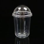 U-Shape 16oz Smoothie Cup from Eloquent Prints and Packaging, ideal for serving smoothies, juices, milkshakes, and cold beverages professionally.