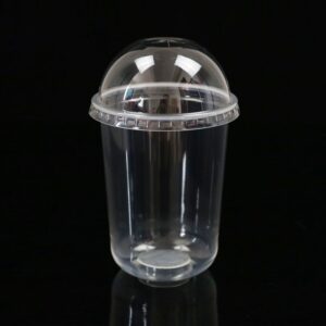 U-Shape 16oz Smoothie Cup from Eloquent Prints and Packaging, ideal for serving smoothies, juices, milkshakes, and cold beverages professionally.