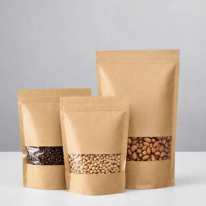 window kraft zip lock