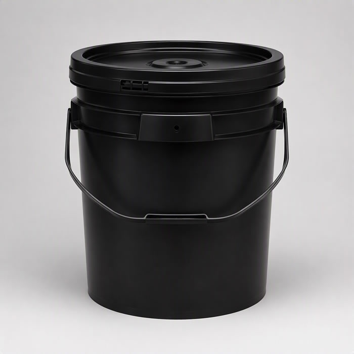 black paint bucket wholesale supply