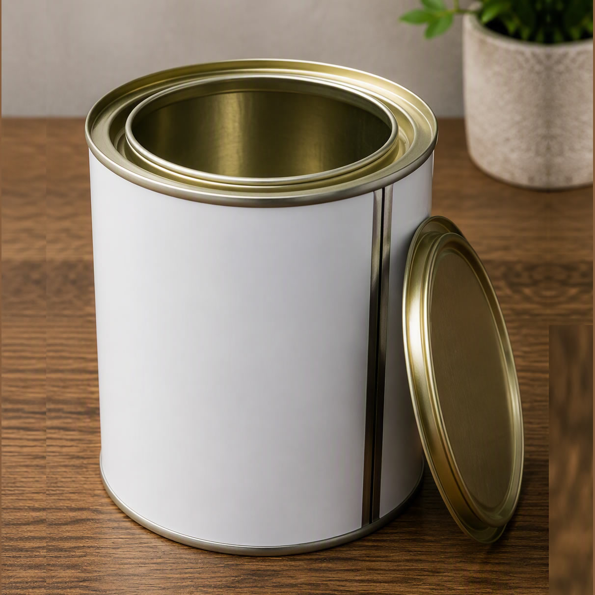 1 liter empty paint tin can for sale