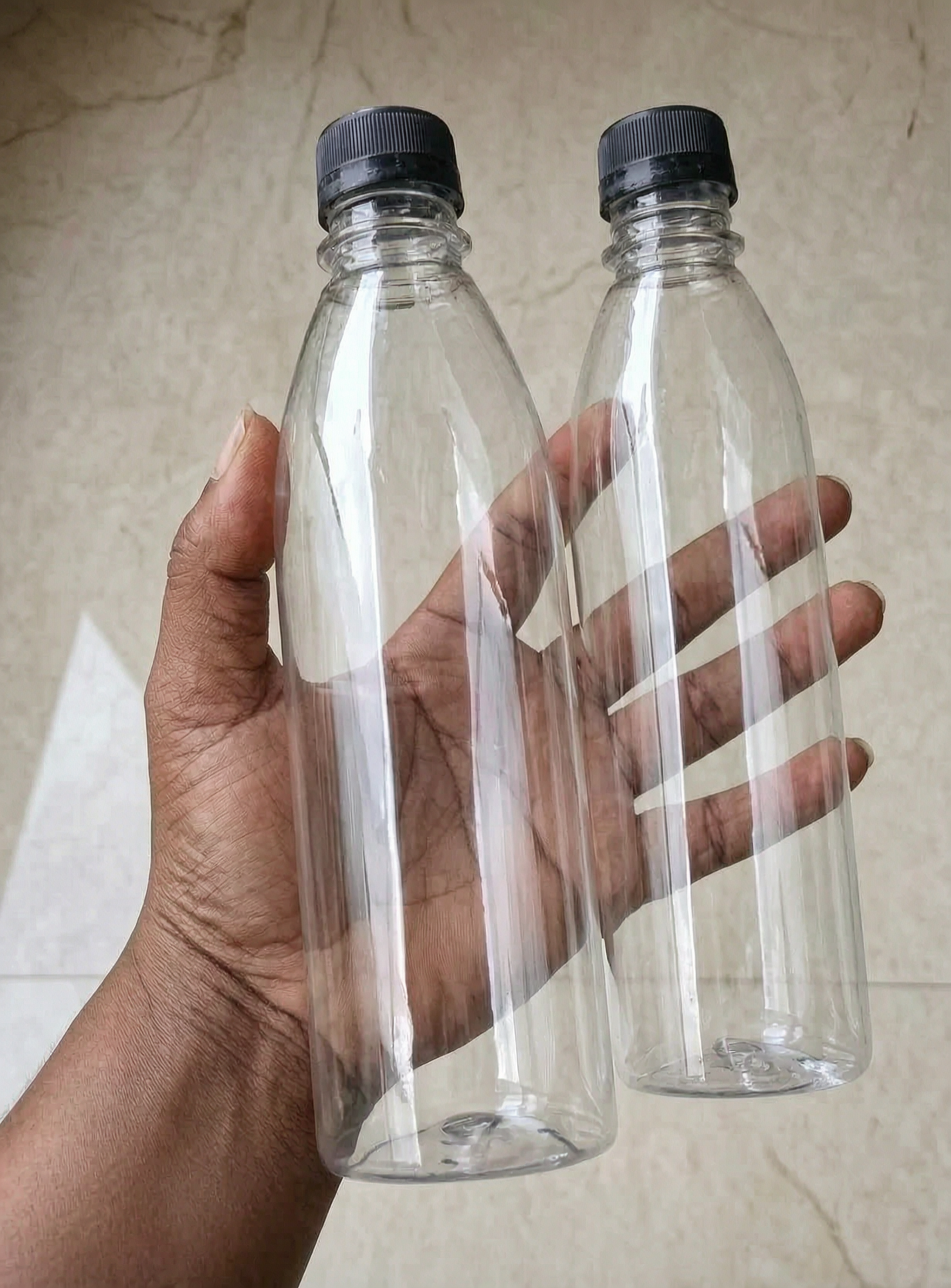 500ML PET Bottle for water, beverages, cosmetics, and liquid product packaging in Lagos, Nigeria.
