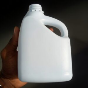 1litre White Gallon plastic packaging container supplied by Eloquent Prints and Packaging in Lagos, Nigeria.