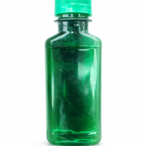 50ml flat green color cosmetic container for skincare, beauty creams, balms, and personal care product packaging.