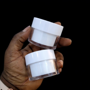 Acrylic Face Cream Jar for skincare and cosmetic product packaging in Lagos, Nigeria.