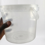 4 Liter Transparent Plastic Container for liquid product packaging in Lagos, Nigeria.