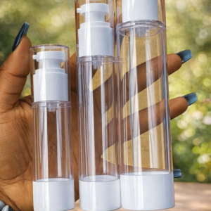 Airless Bottle 12pcs set for skincare, cosmetic, and personal care product packaging by Eloquent Prints and Packaging in Lagos, Nigeria.