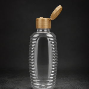 250ml Honey Jar Plastic Bottle Container for packaging and storing honey, supplied by Eloquent Prints and Packaging in Lagos, Nigeria.