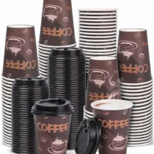 Disposable Coffee Cup With Cover big size for takeaway coffee and beverages, supplied by Eloquent Prints and Packaging in Lagos Nigeria.