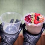 550ml Round Salad/Parfait Bowl for salad, parfait, yoghurt, and dessert packaging supplied by Eloquent Prints and Packaging in Lagos, Nigeria.