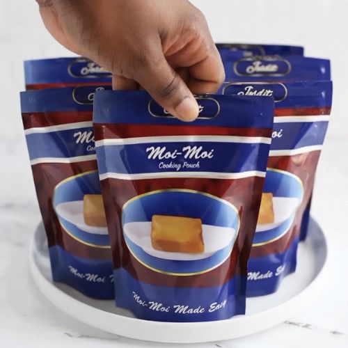 Moi-Moi Cooking Pouch 50pcs for convenient food preparation and packaging, supplied by Eloquent Prints and Packaging in Lagos Nigeria.