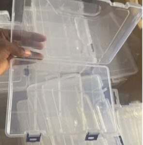 Plastic Box for storage, organisation, and packaging supplied by Eloquent Prints and Packaging in Lagos, Nigeria.