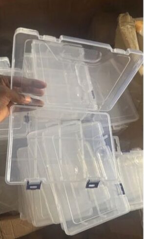 Plastic Box for storage, organisation, and packaging supplied by Eloquent Prints and Packaging in Lagos, Nigeria.