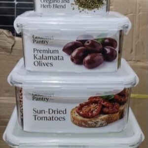 4in1 Food Storage Bowl for organising food and kitchen ingredients, supplied by Eloquent Prints and Packaging in Lagos, Nigeria.
