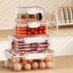 4in1 Crisper Box Food Storage Containers for organised kitchen storage, supplied by Eloquent Prints and Packaging in Lagos, Nigeria.