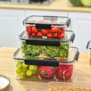 Generic 3in1 Food Storage Box for refrigerator and kitchen organisation, available at Eloquent Prints and Packaging in Lagos, Nigeria.