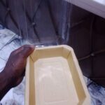 Single Compartment Paper Craft Takeaway food packaging container supplied by Eloquent Prints and Packaging in Lagos, Nigeria.