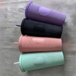 Textured Tumbler Cup With Straw for stylish everyday drinking, supplied by Eloquent Prints and Packaging in Lagos Nigeria.