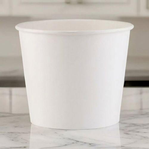 Big Chicken White Paper Bucket for takeaway chicken and food packaging supplied by Eloquent Prints and Packaging in Lagos Nigeria.