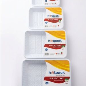 Hotpack Serving Plastic Tray for food serving, catering, restaurants, events, and home use in Nigeria.