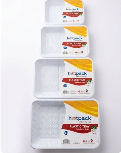 Hotpack Serving Plastic Tray for food serving, catering, restaurants, events, and home use in Nigeria.